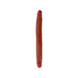Get Real - Double - Ended Silicone Dildo Caramel 35 Cm | Vybes.it