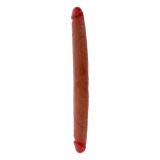 GET REAL - GODEMICHET EN SILICONE À DOUBLE EXTRÉMITÉ CARAMEL 40 CM