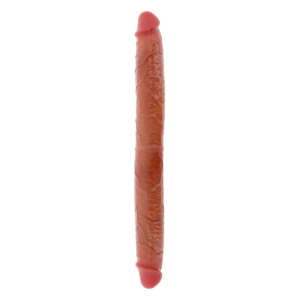 GET REAL - DILDO IN SILICONE A DOPPIA ESTREMITÀ CARAMELLO 46 CM