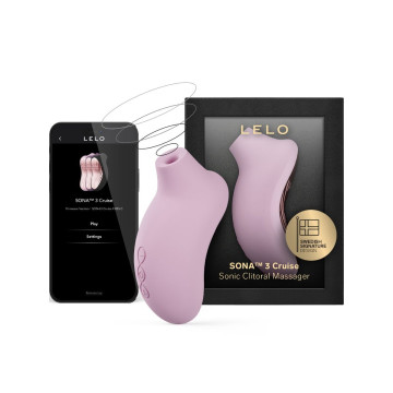 Lelo - Sona 3 Cruise Sonic Klitoralsager Zartrosa | Vybes.it