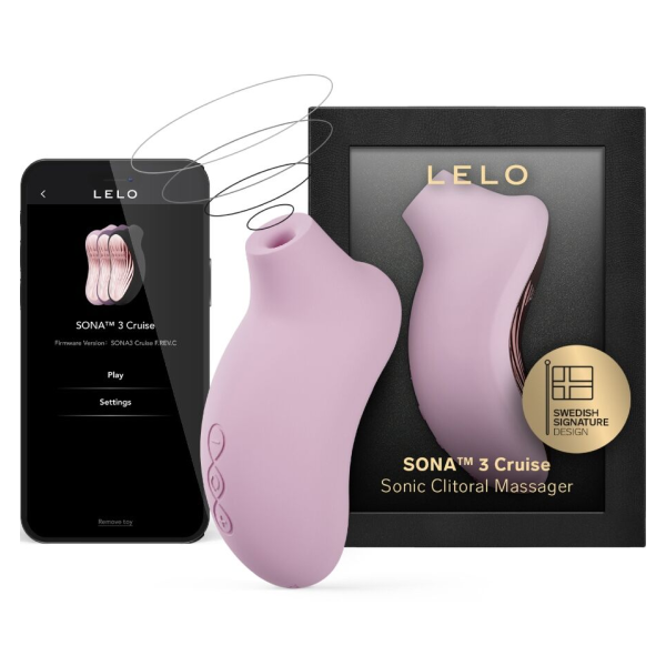 LELO - SONA 3 CRUISE MASSEUR CLITORAL SONIQUE ROSE PÂLE