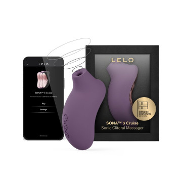 Lelo - Sona 3 Cruise Sonic Klitormassager Plum | Vybes.it