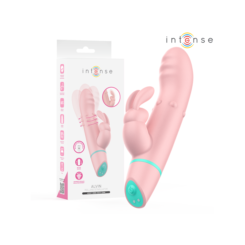 Intense - Alvin Estimulador Rabbit & Vibrador Rolling + Oscilante |
