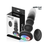 Addicted Toys – Rotierender Vibrierender Analplug Mit Led - Licht