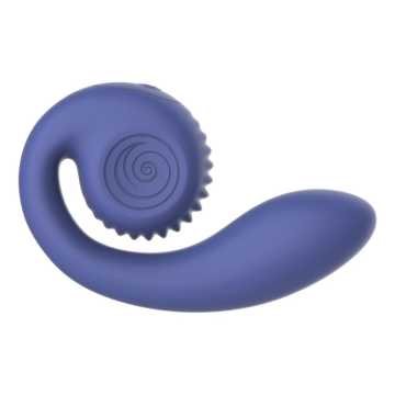 SNAIL VIBE - GIZI LITE VIBRADOR DUAL PUNTO G Y CLÍTORIS MORADO