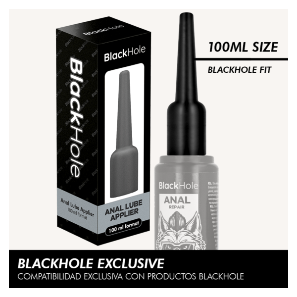 BLACK HOLE - APLICADOR DE LUBRICANTE ANAL TALLA L 100 ML
