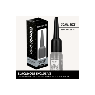 BLACK HOLE - APPLICATEUR DE LUBRIFIANT ANAL TAILLE S 30 ML - Base en…