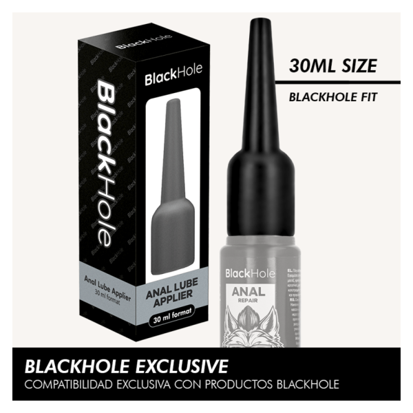 BLACK HOLE - APLICADOR DE LUBRICANTE ANAL TALLA S 30 ML