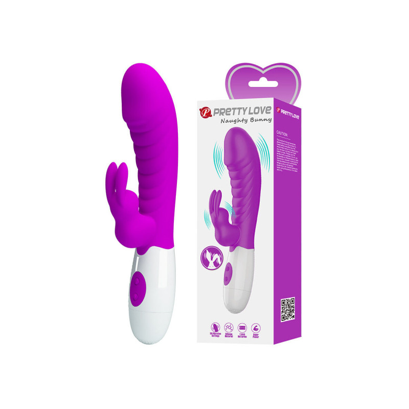 Pretty Love - Naughty Bunny Vibrador Morado | Vybes.it