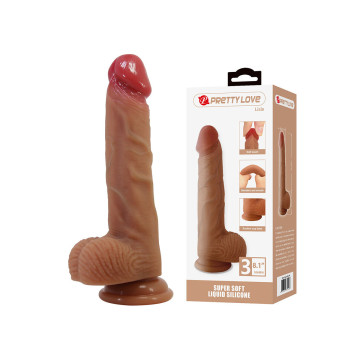 Pretty Love - Lisle Gode Réaliste Avec Ventouse 20,6 Cm - Ø - 4,2