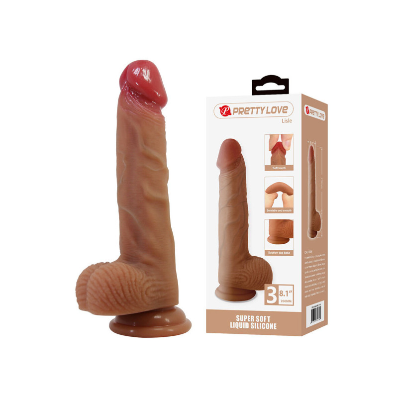 Pretty Love - Lisle Dildo Realístico Con Ventosa 20.6 Cm - Ø - 4.2