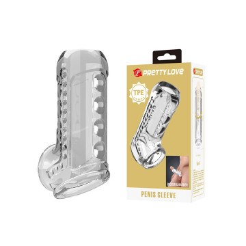 PRETTY LOVE - GUAINA PER PENE TRASPARENTE CON TEXTURE - FOR HIM - Man…