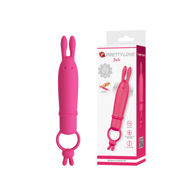 Pretty Love - Delia Vibrateur Rabbit Avec Anneau De Résistance |