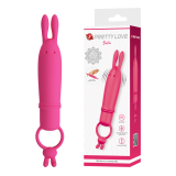 PRETTY LOVE - DELIA VIBRADOR RABBIT CON ANILLO DE SUJECIÓN