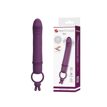 Pretty Love - Cora Vibrador Forma Pene Con Anillo De Sujeción |
