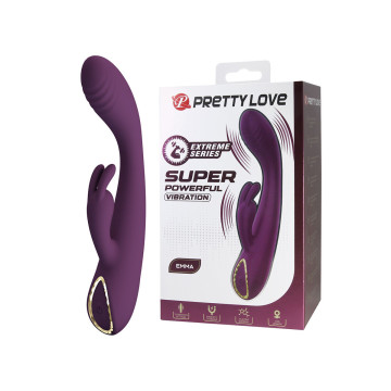 Pretty Love - Emma Vibrador Con Estimulador Rabbit Morado | Vybes.it