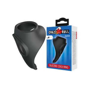 Crazy Bull - Zadok Anillo Ergonómico Con Estimulador De Periné |