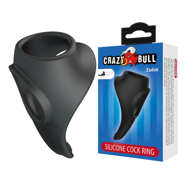 CRAZY BULL - ZADOK ANILLO ERGONÓMICO CON ESTIMULADOR DE PERINÉ