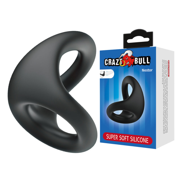 CRAZY BULL - NESTOR ANILLO ERGONÓMICO PARA PENE Y TESTÍCULOS