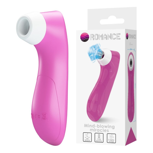 ROMANCE - SUCCIONADOR DE CLÍTORIS CON TECNOLOGÍA DE PULSACIÓN ROSA