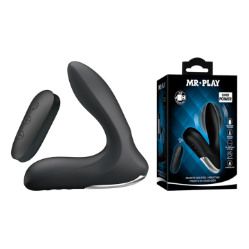 MR PLAY - MASAJEADOR DE PRÓSTATA CON VIBRACIÓN CONTROL REMOTO
