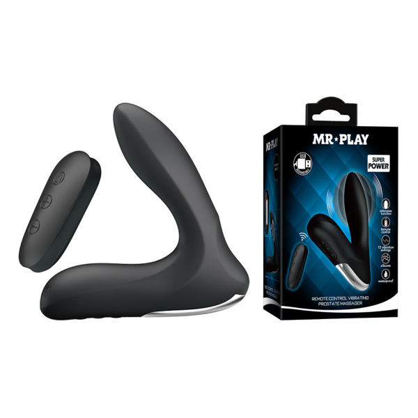 MR PLAY - MASAJEADOR DE PRÓSTATA CON VIBRACIÓN CONTROL REMOTO