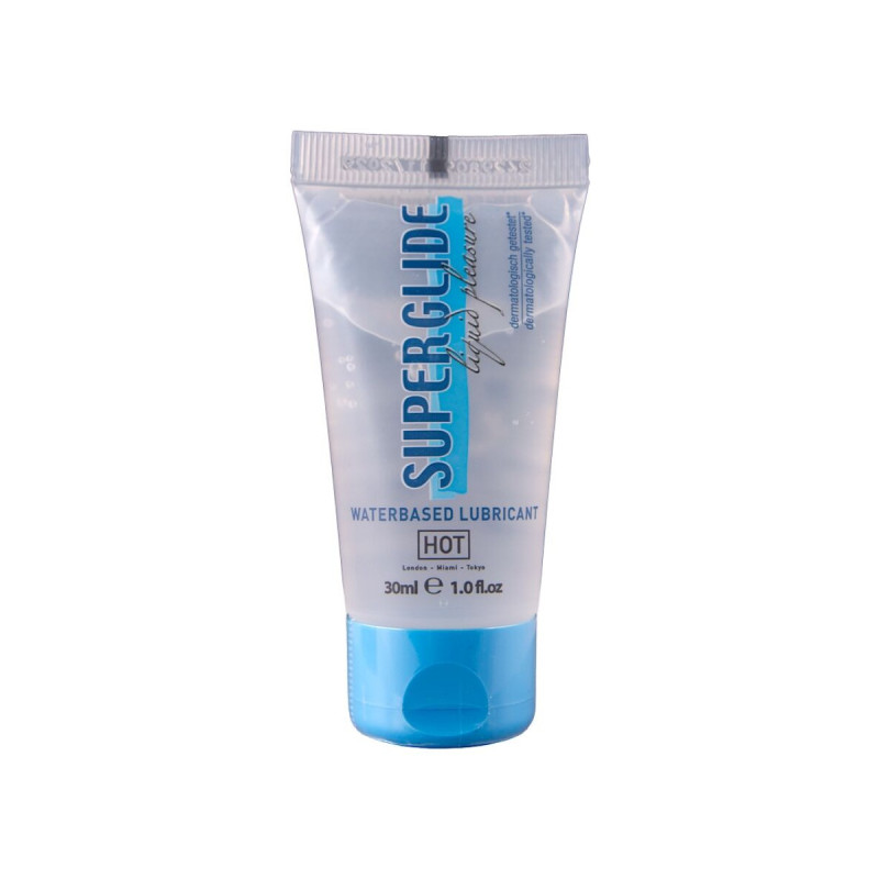 HOT - SUPERGLIDE LIQUID PLEASURE LUBRIFICANTE A BASE D'ACQUA 30 ML