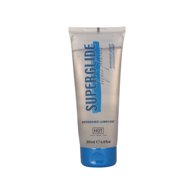 HOT - SUPERGLIDE LIQUID PLEASURE WATERBASED LUBRICANT 200 ML - Water-…