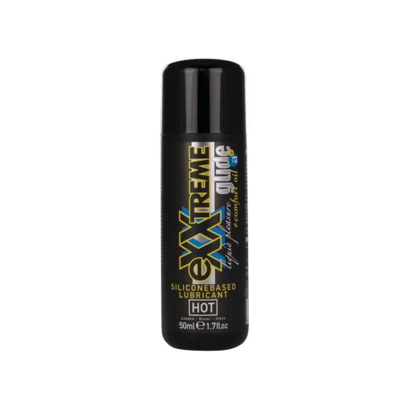 HOT - EXTRA GLEITENDES SILIKONBASIERTES GLEITMITTEL + KOMFORTÖL A+ 50…
