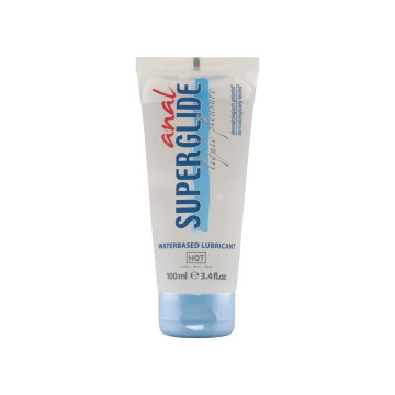 HOT - ANAL SUPERGLIDE FLÜSSIGES GLEITMITTEL AUF WASSERBASIS 100 ML