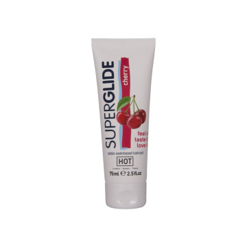 HOT - SUPERGLIDE ESSBARES GLEITMITTEL AUF WASSERBASIS KIRSCHE 75 ML -…