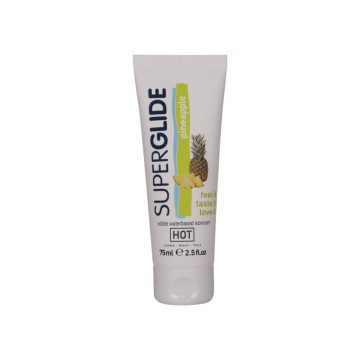HOT - SUPERGLIDE LUBRIFIANT COMESTIBLE À BASE D'EAU ANANAS 75 ML - Au…