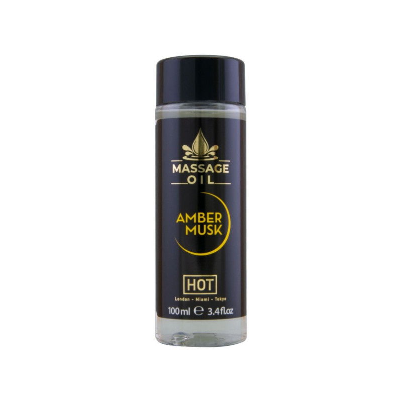 HOT - HUILE DE MASSAGE AMBRE ET MUSC 100 ML - Huiles aromatisées