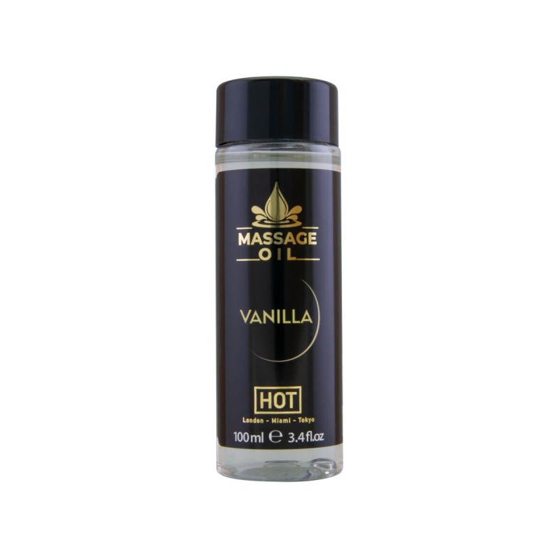HOT - MASSAGE OIL VANILLA 100 ML - Flavored Oils | Vybes.it