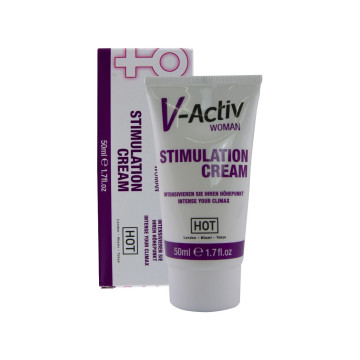 HOT - V-ACTIV CREMA STIMOLANTE DONNA 50 ML - Intensificatore dell'org…