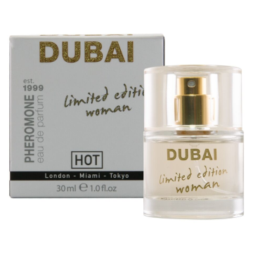 HOT - PERFUME CON FEROMONAS DUBAI EDICIÓN LIMITADA MUJER 30 ML