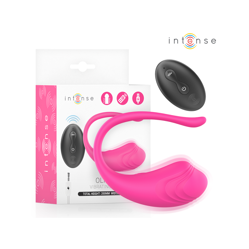 Intense - Olivia Huevo Vibrador Rosa Control Remoto | Vybes.it