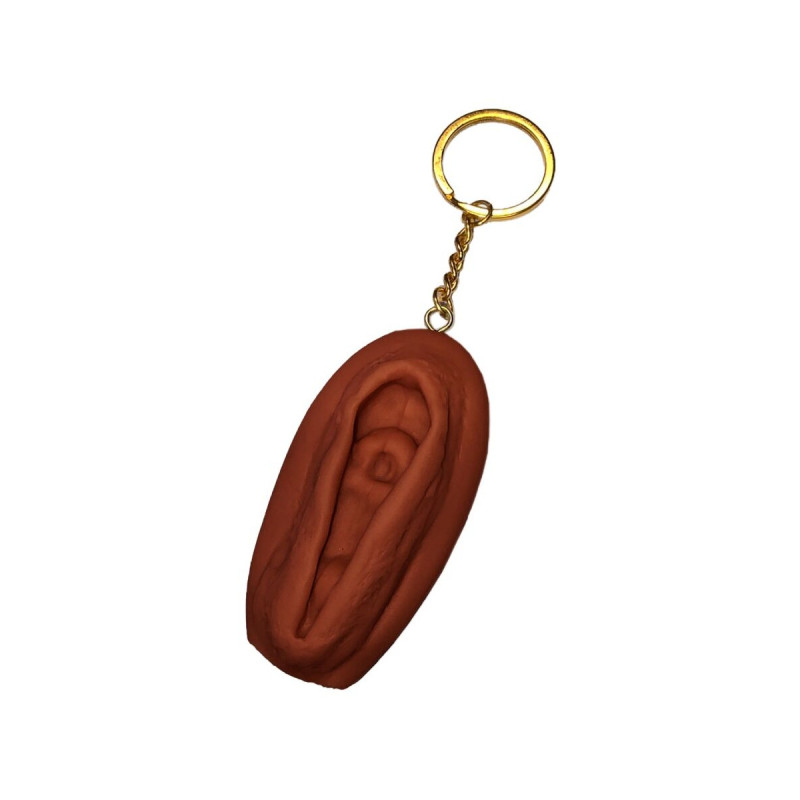DIABLO PICANTE - PORTE-CLÉS VAGIN TON FONCÉ - Articles amusants