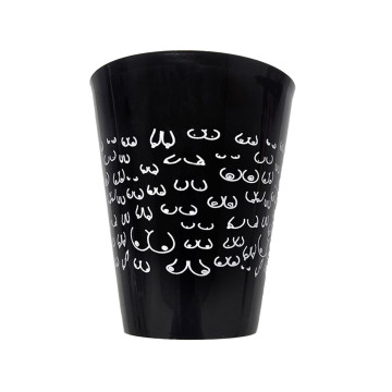 DIABLO PICANTE - BLACK CUP 500 ML WITH WHITE BOOBS - Single Farewell…