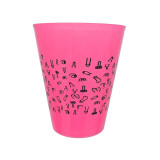 DIABLO PICANTE - FUCHSIA CUP 500 ML WITH BLACK PENISES - Single Farew…