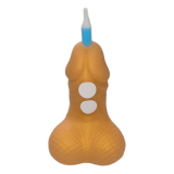 DIABLO PICANTE - PENE VELA NÚMERO CUMPLEAÑOS DORADO