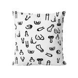 DIABLO PICANTE - 30 X 30 PENIS CUSHION WHITE - Accessories