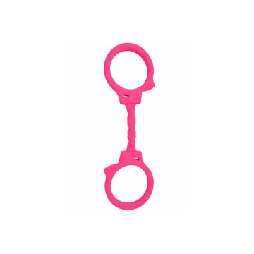 DIABLO PICANTE - SILICONE HANDCUFFS PINK | Vybes.it