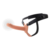 HIDDEN DESIRE - INFERNO STRAP-ON FUNDA PARA PENE CON VIBRACIÓN 18 CM
