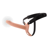 HIDDEN DESIRE - INFERNO STRAP-ON FUNDA PARA PENE CON VIBRACIÓN 20 CM