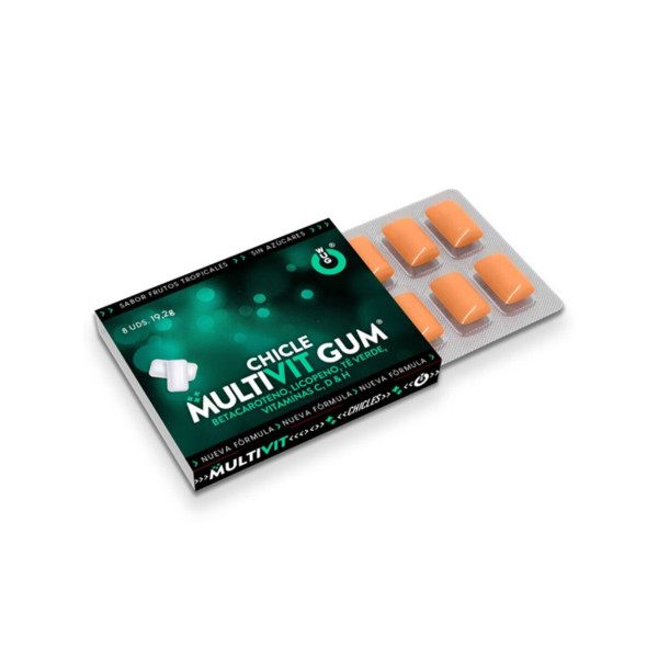 WUG Multivit Gum – 1 X 8 UDS | El chicle funcional que refuerza tus defensas cada día