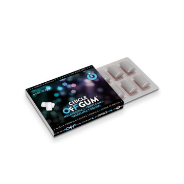 WUG Off Gum –  1 X 8 UDS | El chicle funcional que te ayuda a relajarte y dormir mejor