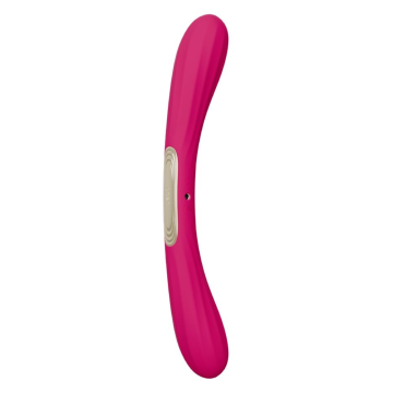 LELO - BOOMERANG VIBRATEUR À DOUBLE EXTRÉMITÉ CERISE