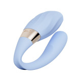 Lelo - Tiani Twist Vibrador Para Parejas Celeste | Vybes.it