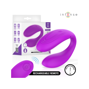 Intense - Nora Estimulador De Pinza Con Vibración Morado | Vybes.it
